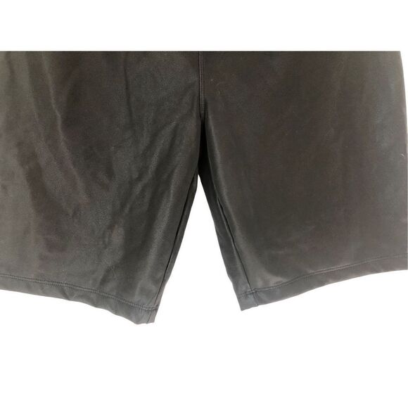 5/$25 SALE Brand New Boom Boom Jeans BBJ Black Biker High Rise Shorts Large - Picture 16 of 17